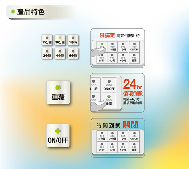 【太星電工】智慧倒數定時器 OTM312