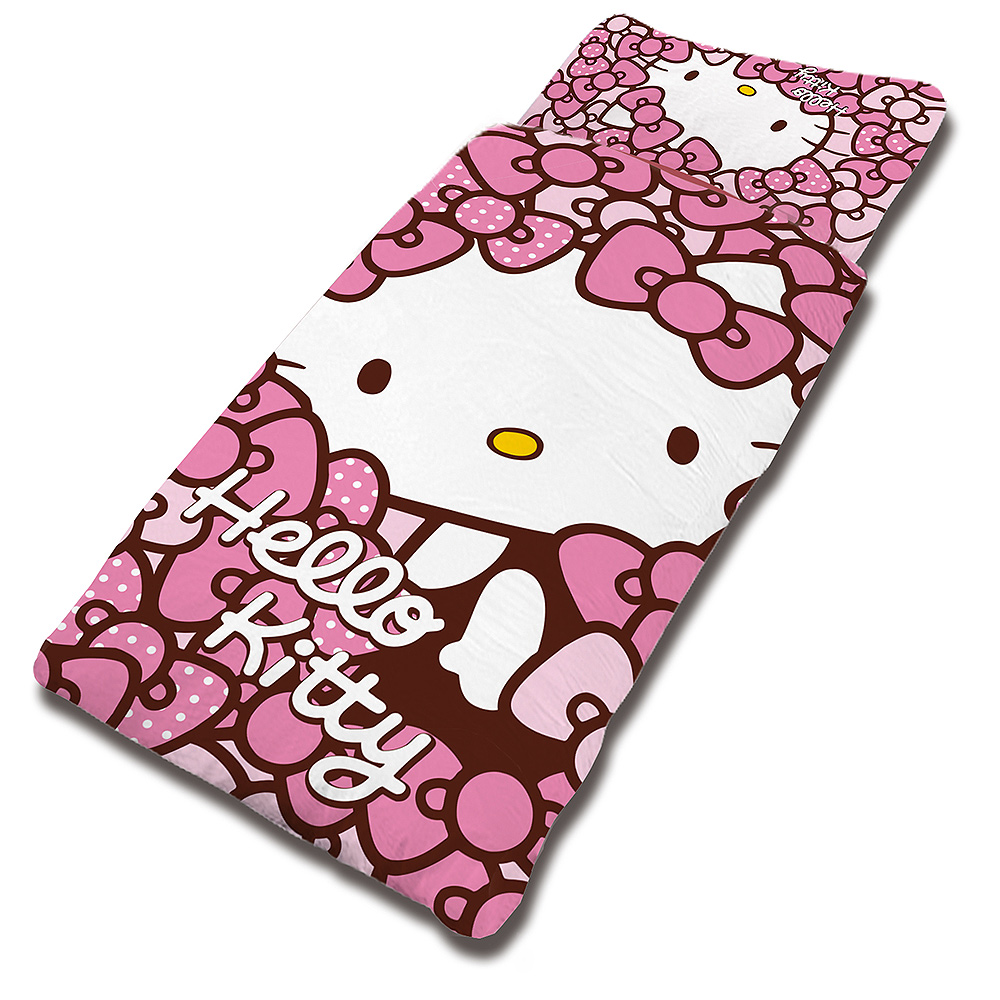 HELLO KITTY 我的Ribbon時尚系列-鋪棉兩用兒童睡袋(粉)