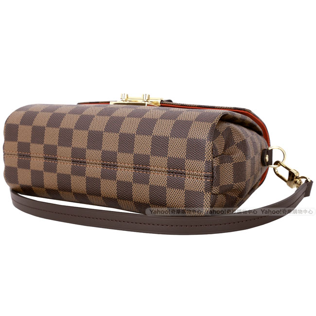 LV N53000 Croisette 經典棋盤格紋兩用提包(咖啡色) @LV路易威登必買