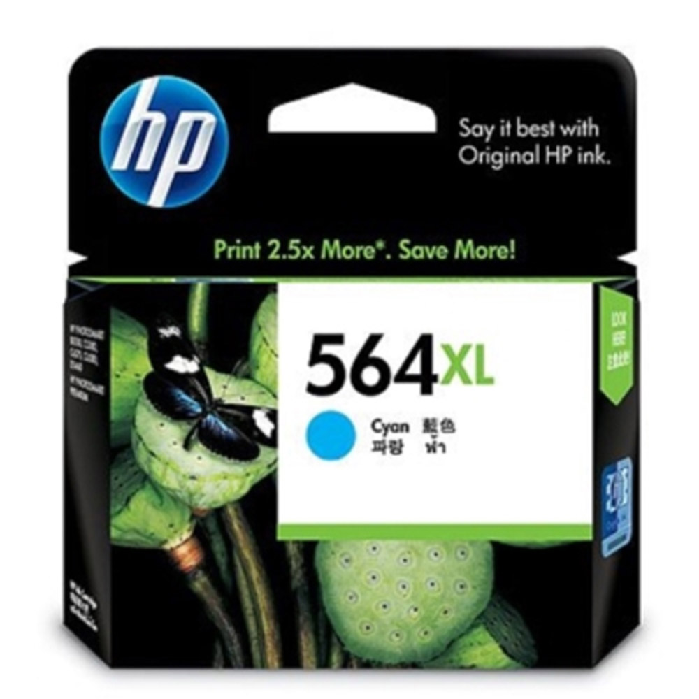 HP CB323WA #564XL 原廠藍色大容量墨水匣