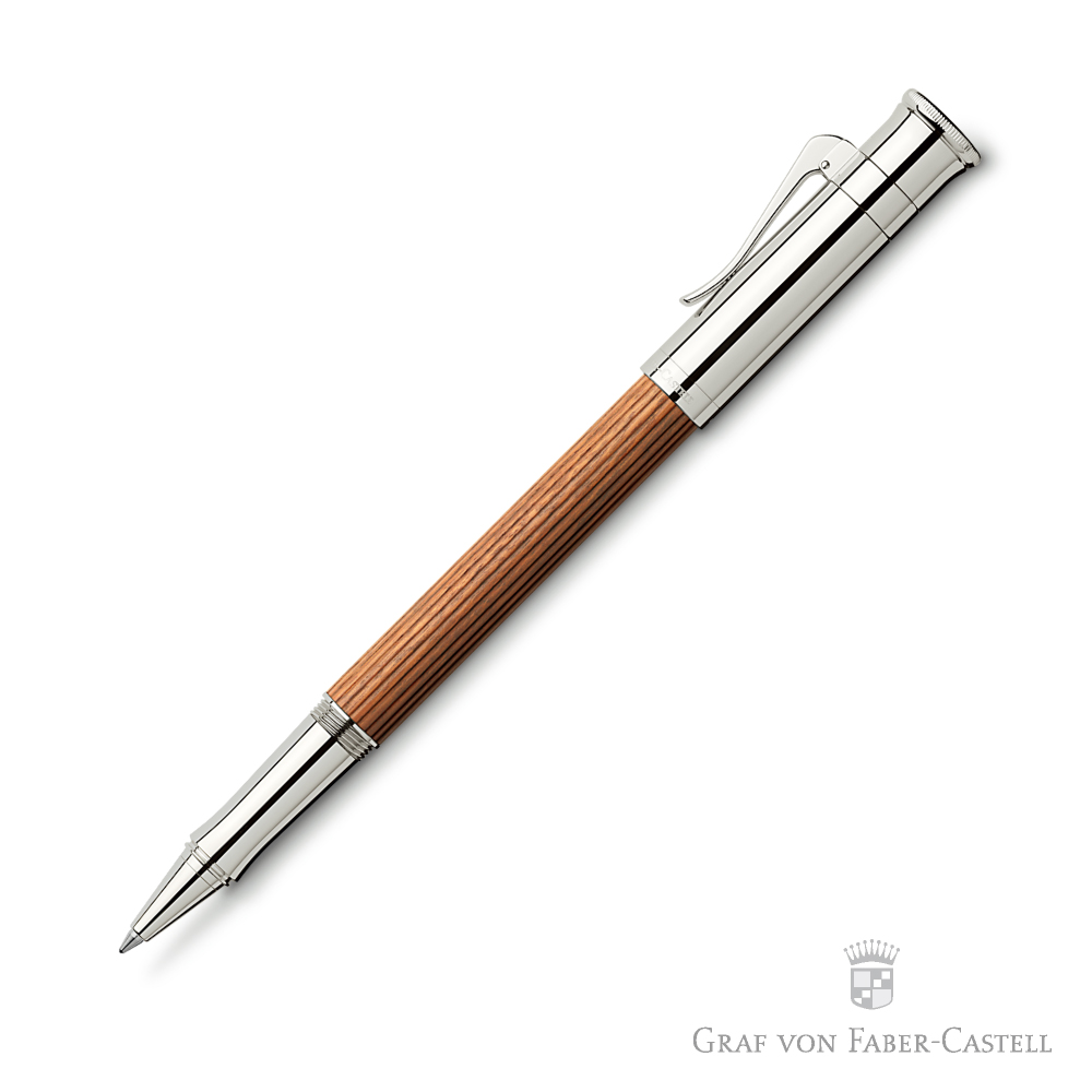 GRAF VON FABER-CASTELL 經典系列鍍白金巴西蘇木鋼珠筆