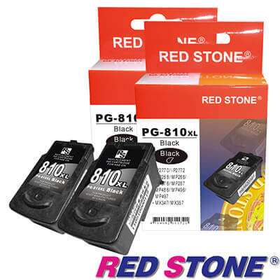 RED STONE for CANON PG-810XL[高容量]墨水匣(黑色×2)