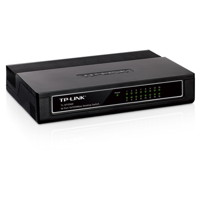 TP-Link TL-SF1016D 16 埠 10/100Mbps 桌上型網路交換器