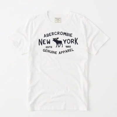 AF a&f Abercrombie & Fitch 短袖 T恤 白色 205