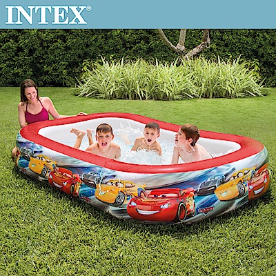 INTEX CARS麥坤-長方型泳池(770L)適用6歲+(57478)