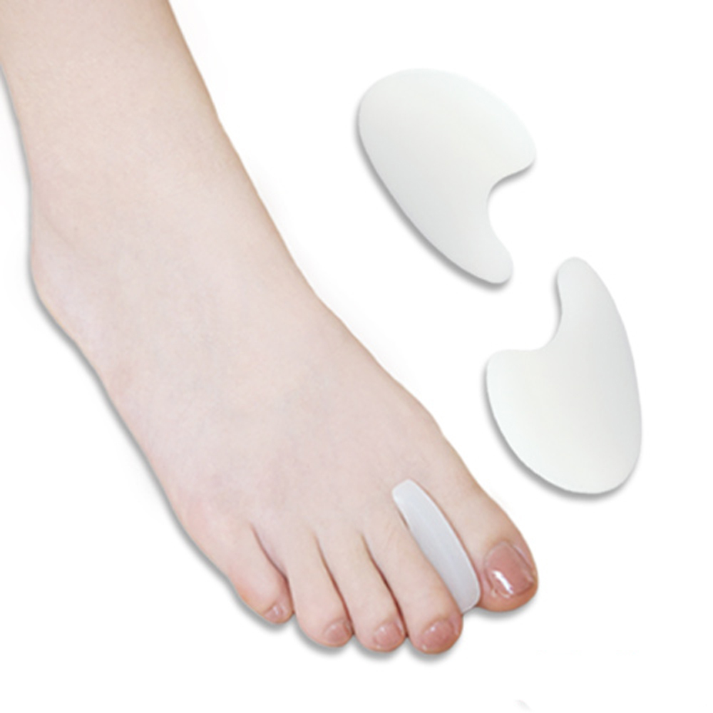 足的美形 頂級月彎型矽膠腳趾分離墊(2雙)