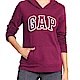 GAP 女生 長袖 帽T 紫色 0469 product thumbnail 1