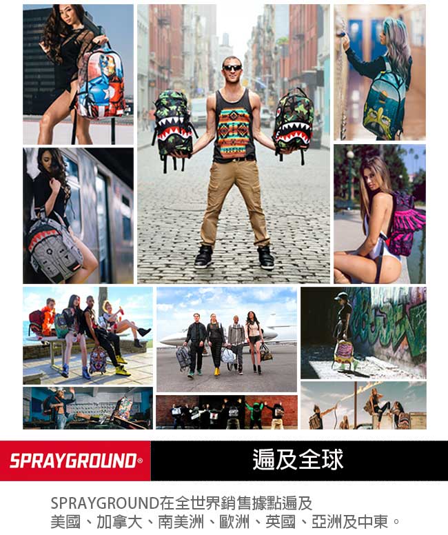 SPRAYGROUND J.R. Smith 瘋狂射手史密斯聯名筆電後背包