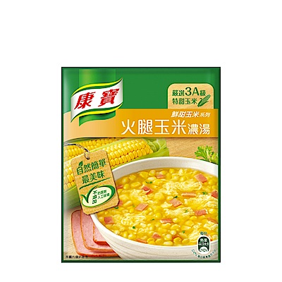 康寶濃湯 自然原味火腿玉米(2入)