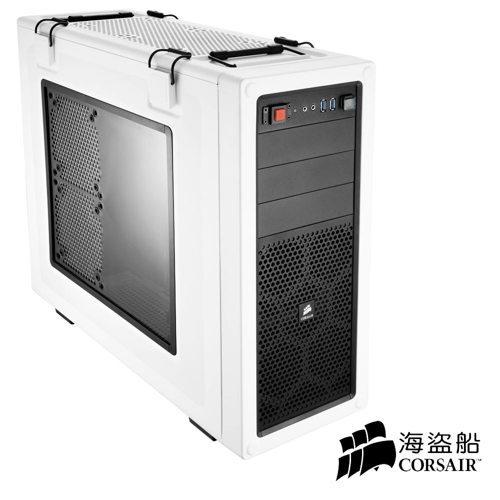 CORSAIR海盜船 復仇者系列機殼-C70(海軍白)