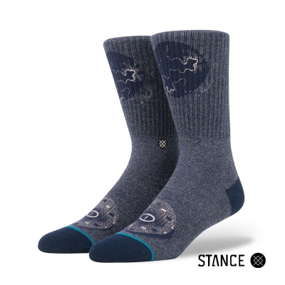 STANCE DECEPTION-男襪-休閒襪-Blue系列-圓形幾何設計款