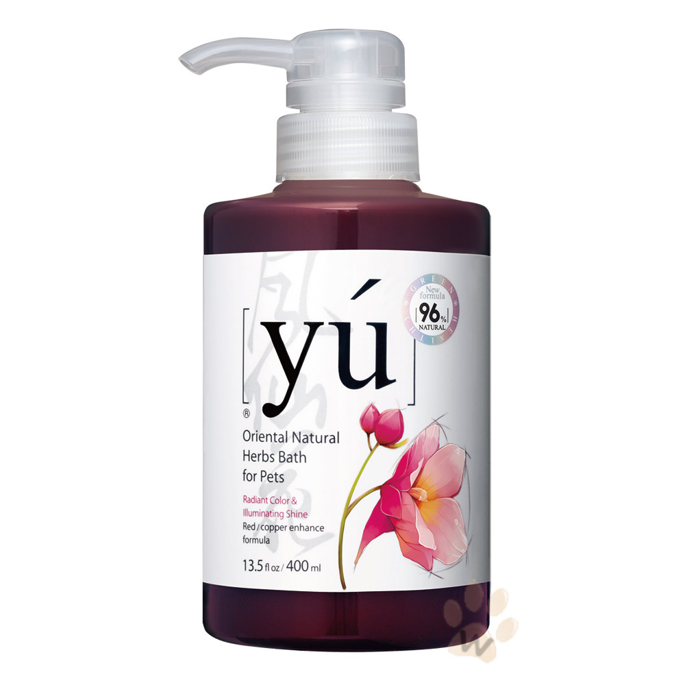 YU  東方森草鳳仙花寵物沐浴乳400ML 1入