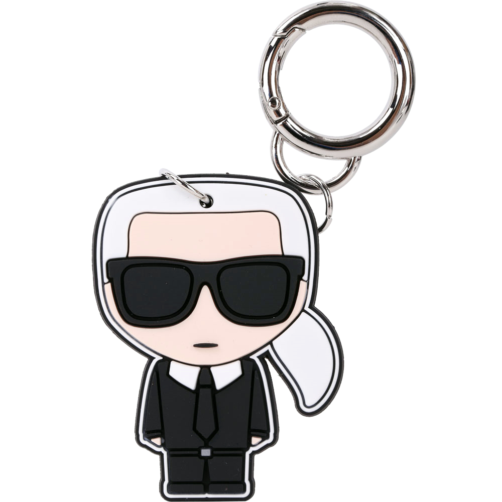 KARL LAGERFELD Karl Ikonik Q版老佛爺鑰匙圈/吊飾