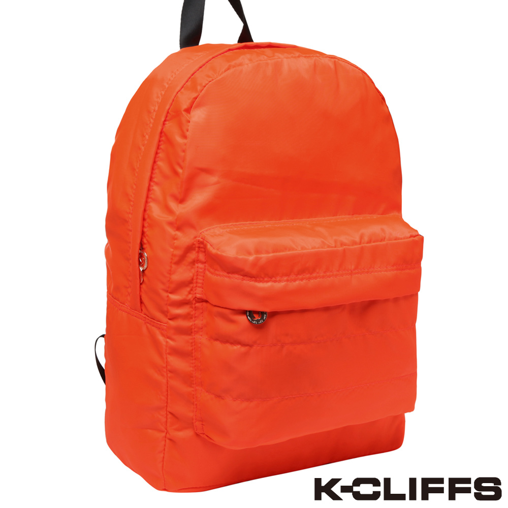 美國K-CLIFFS 螢光系列雙肩後背包 螢光橘