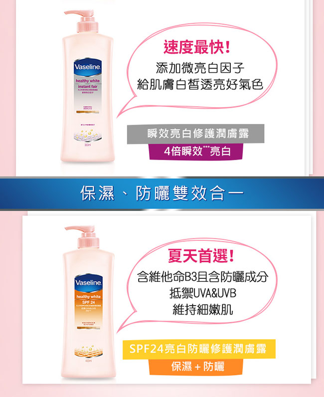 【廢物女友聯名OP組】凡士林2019十效送十效潤膚露 (400ml+100ml)