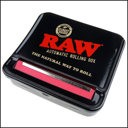 RAW 西班牙進口-金屬製半自動捲煙器(7公分)