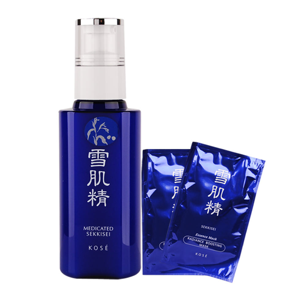 KOSE 高絲 雪肌精靚白洗顏乳(140ml)+精華面膜(24mlx2)