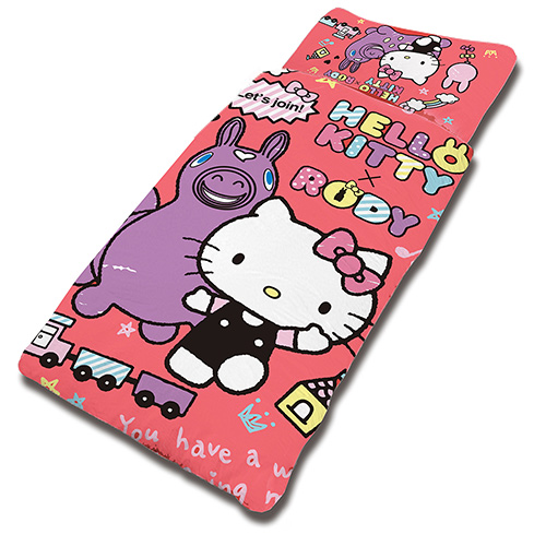 HELLO KITTY x RODY 歡樂時光系列-舖棉兩用兒童睡袋(紅)