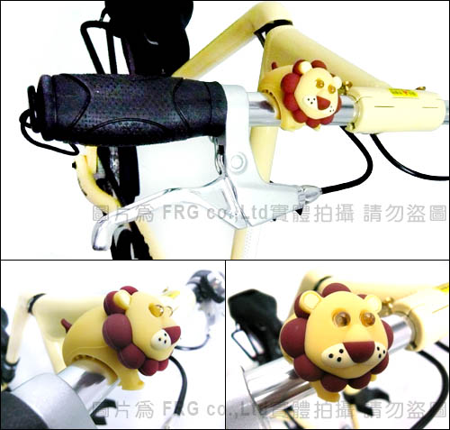【ZOONIMAL 】可愛動物LED單車用前燈 獅子