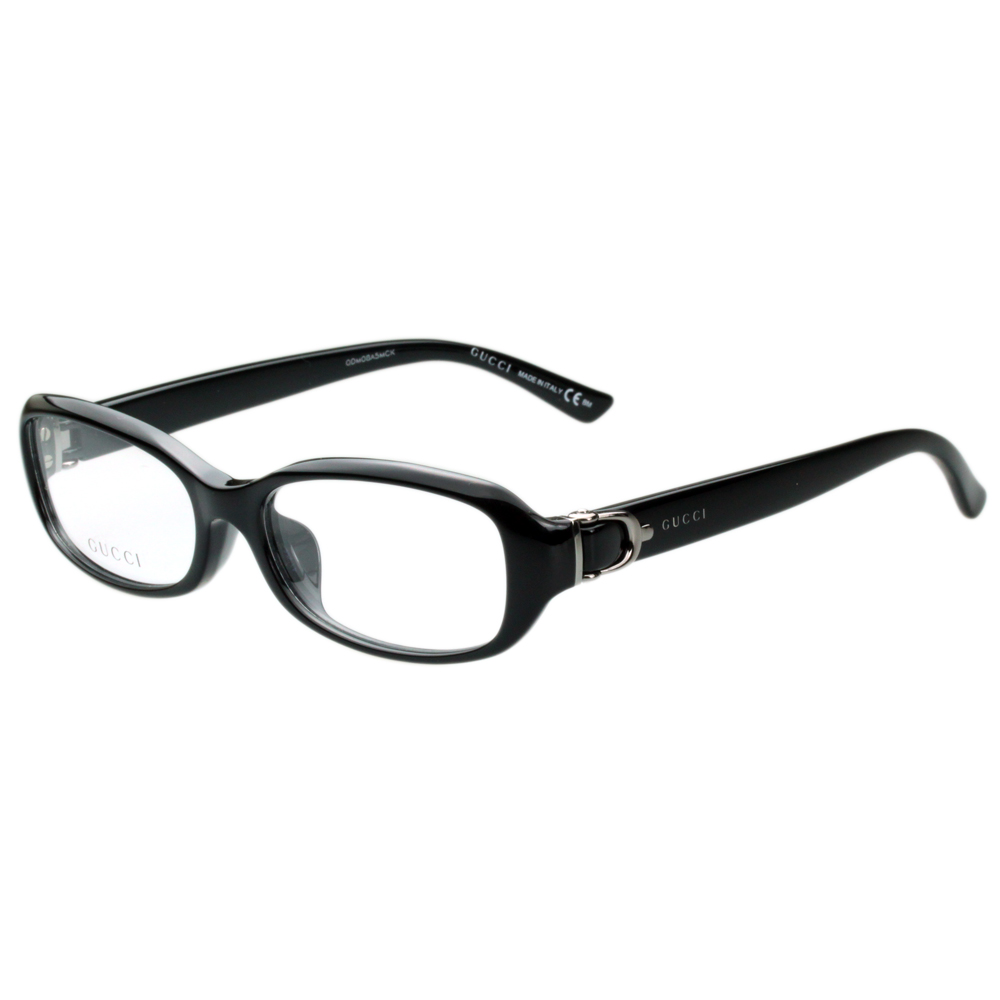 GUCCI-扣環系列 光學眼鏡(黑色)