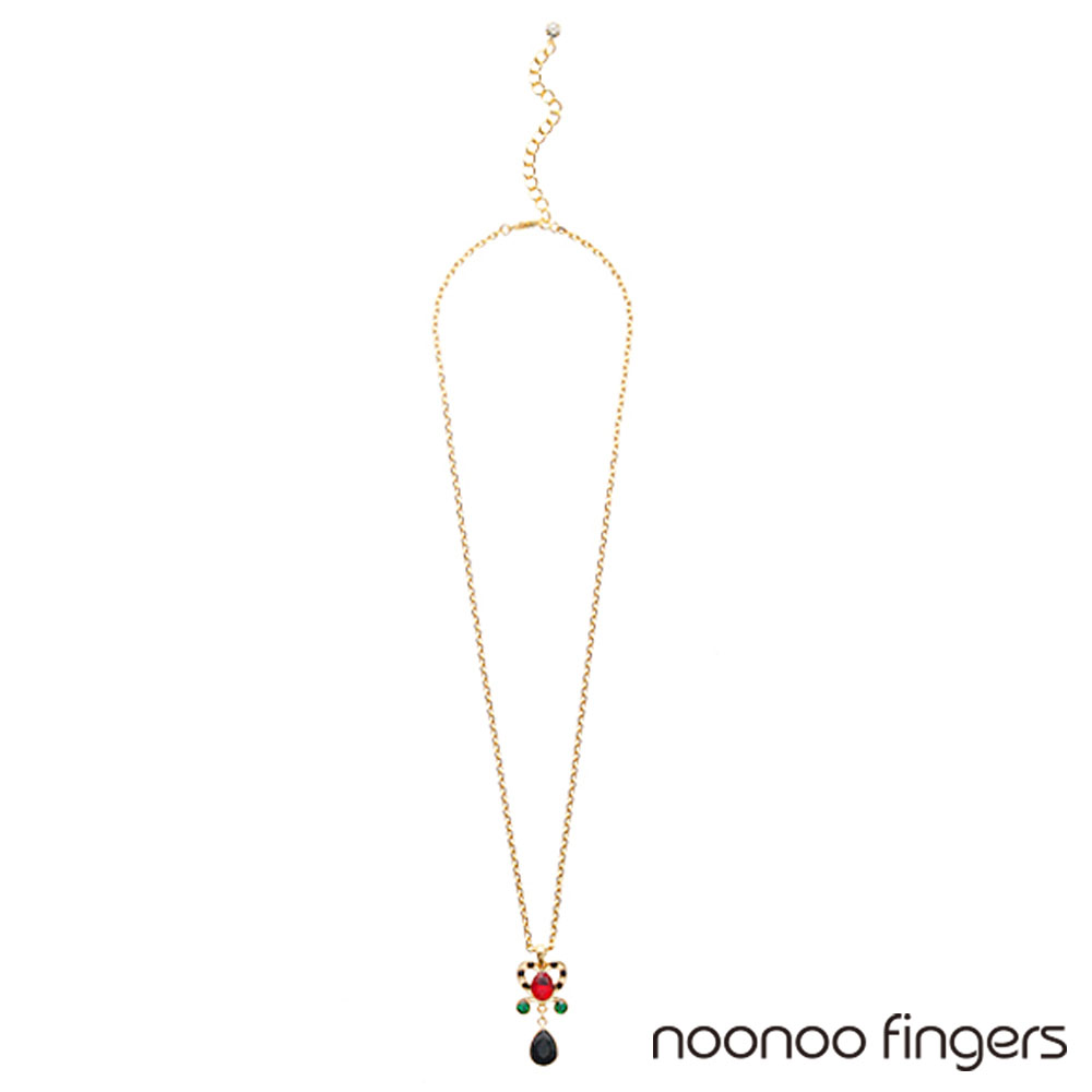 Noonoo Fingers Lace Necklace 愛心花邊 項鍊