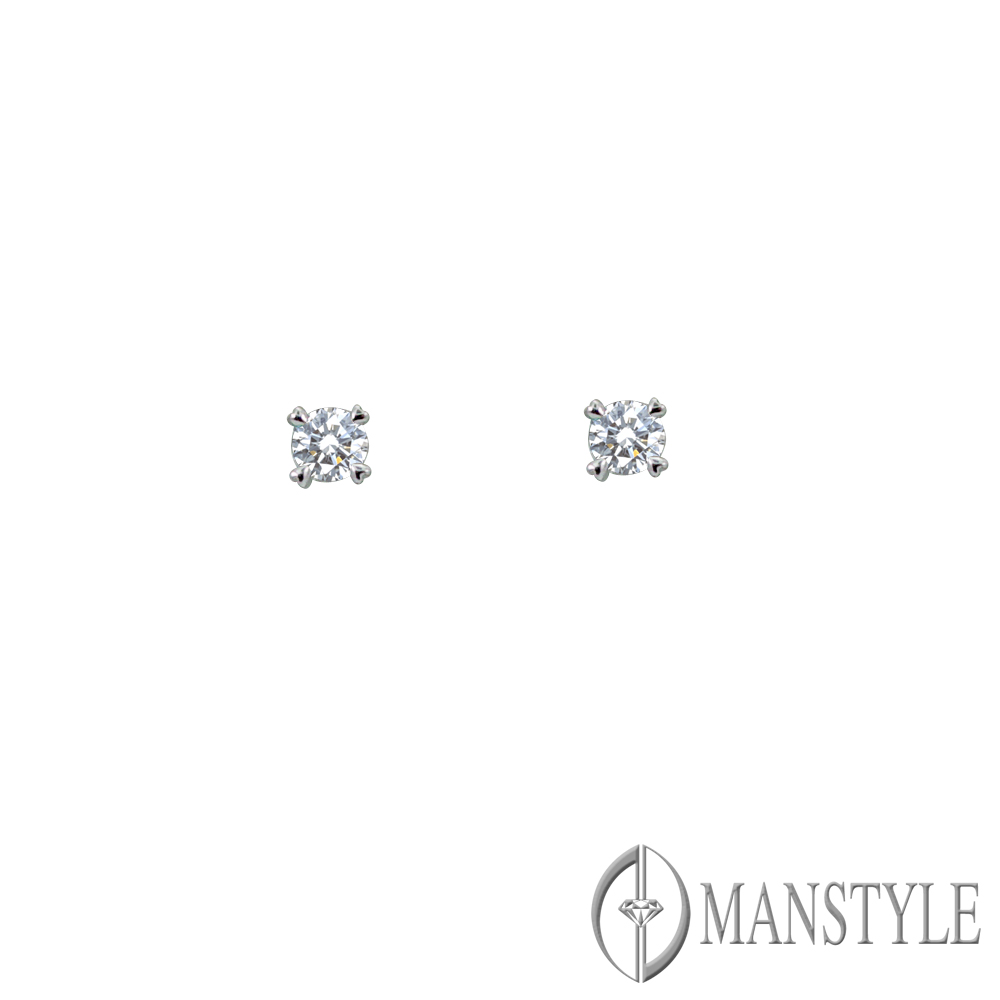MANSTYLE 甜蜜的心情 0.40ct 鑽石耳環