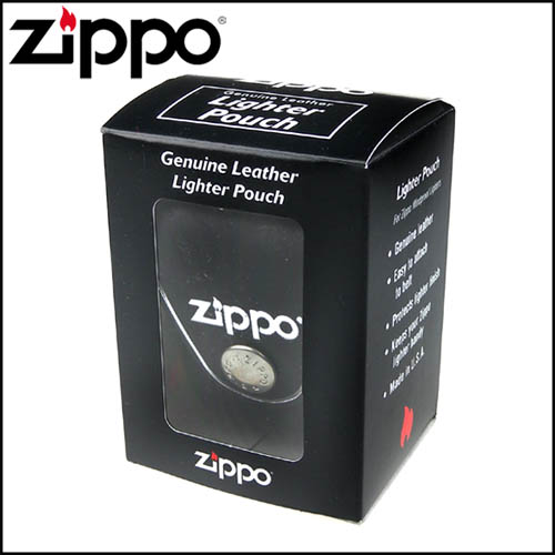 【ZIPPO】背夾式~打火機皮套(黑色款)