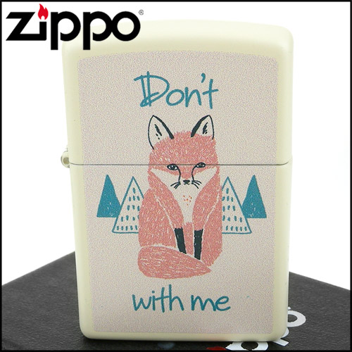 ZIPPO 美系~Dont fox with me-別耍我狐狸圖案設計打火機