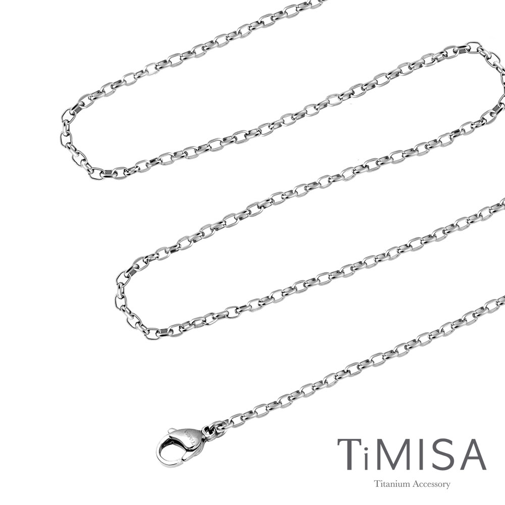 TiMISA《動感(S)》純鈦項鍊