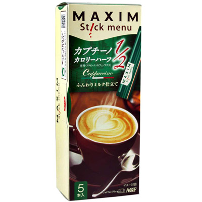 日本AGF《MAXIM》3合1卡布其諾咖啡(5入/盒)