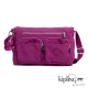 Kipling 斜背包 蘭花紫素面 product thumbnail 1