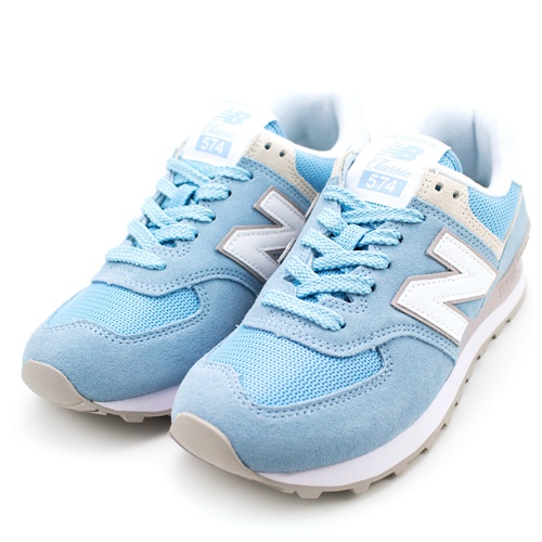 New Balance-女復古慢跑鞋WL574ESB-藍