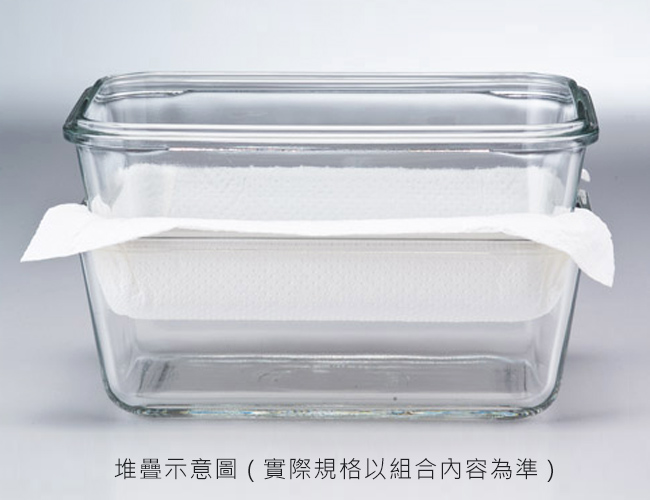 Glasslock強化玻璃微波保鮮盒 - 圓滿幸福3件組