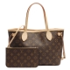 LV M41000 經典Monogram 花紋Neverfull PM子母包(小-卡其色) product thumbnail 1