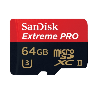 SanDisk Extreme PRO microSDXC UHS-II 記憶卡 64GB