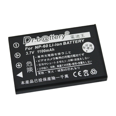 電池王 For Fujifilm NP-60 高容量鋰電池