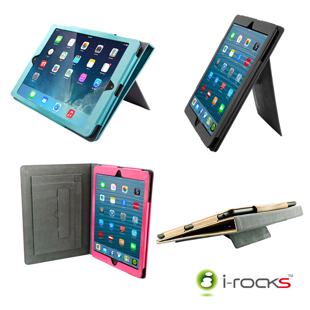 i-Rocks IRC18W iPad Air2 皮革保護皮套