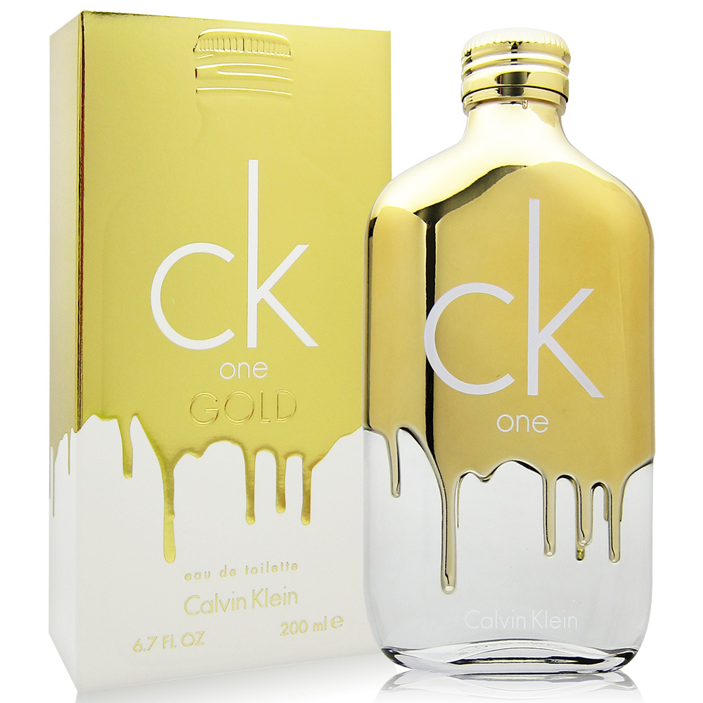 CK one GOLD 限量版中性淡香水200ml 附隨機針管香水一份