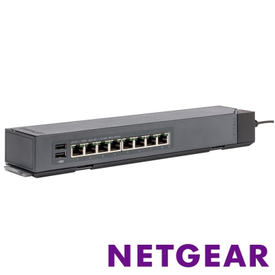 NETGEAR GSS108E 8埠Giga壁掛式簡易網管型交換器