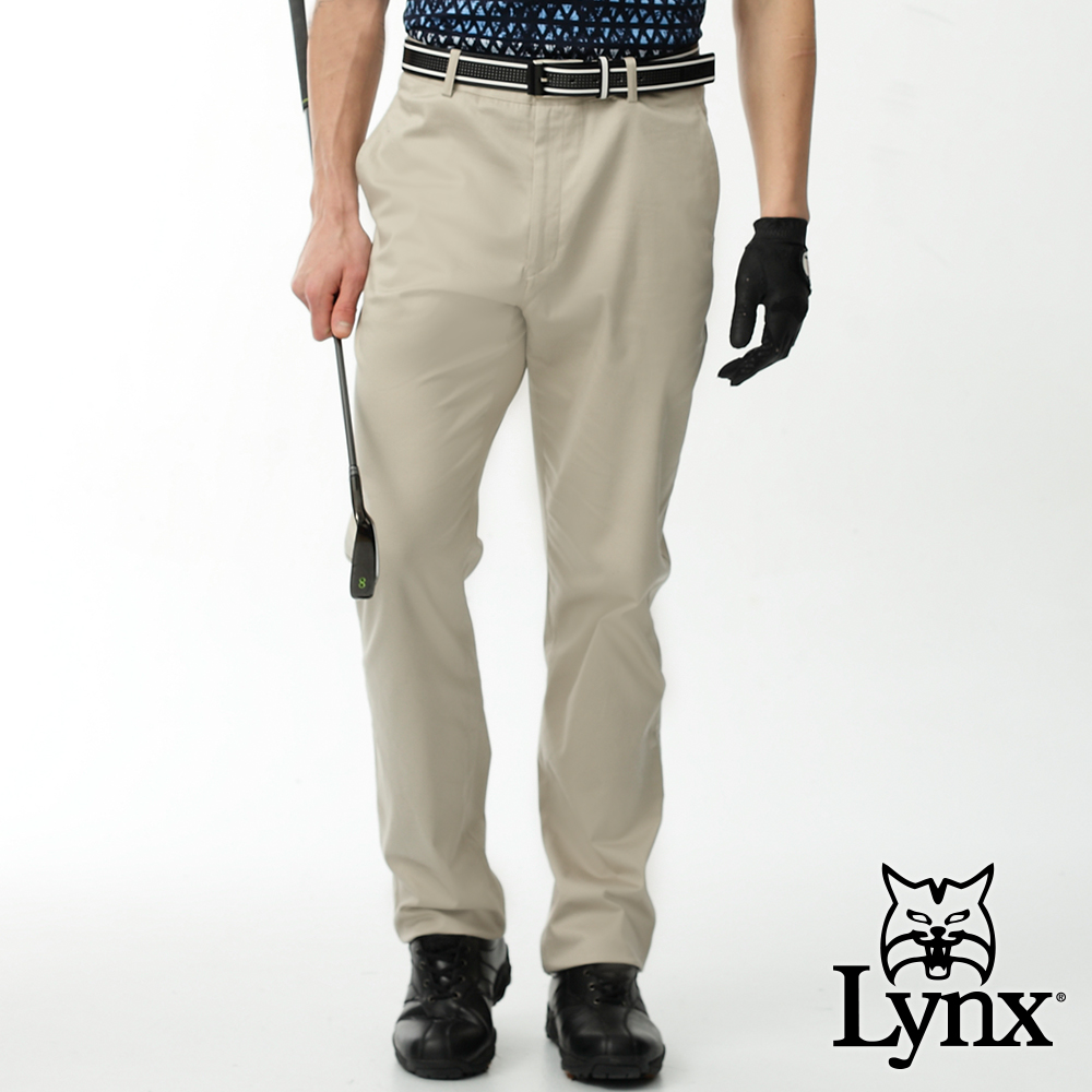 Lynx 高彈力舒適透氣休閒長褲_卡其(1161215-92)