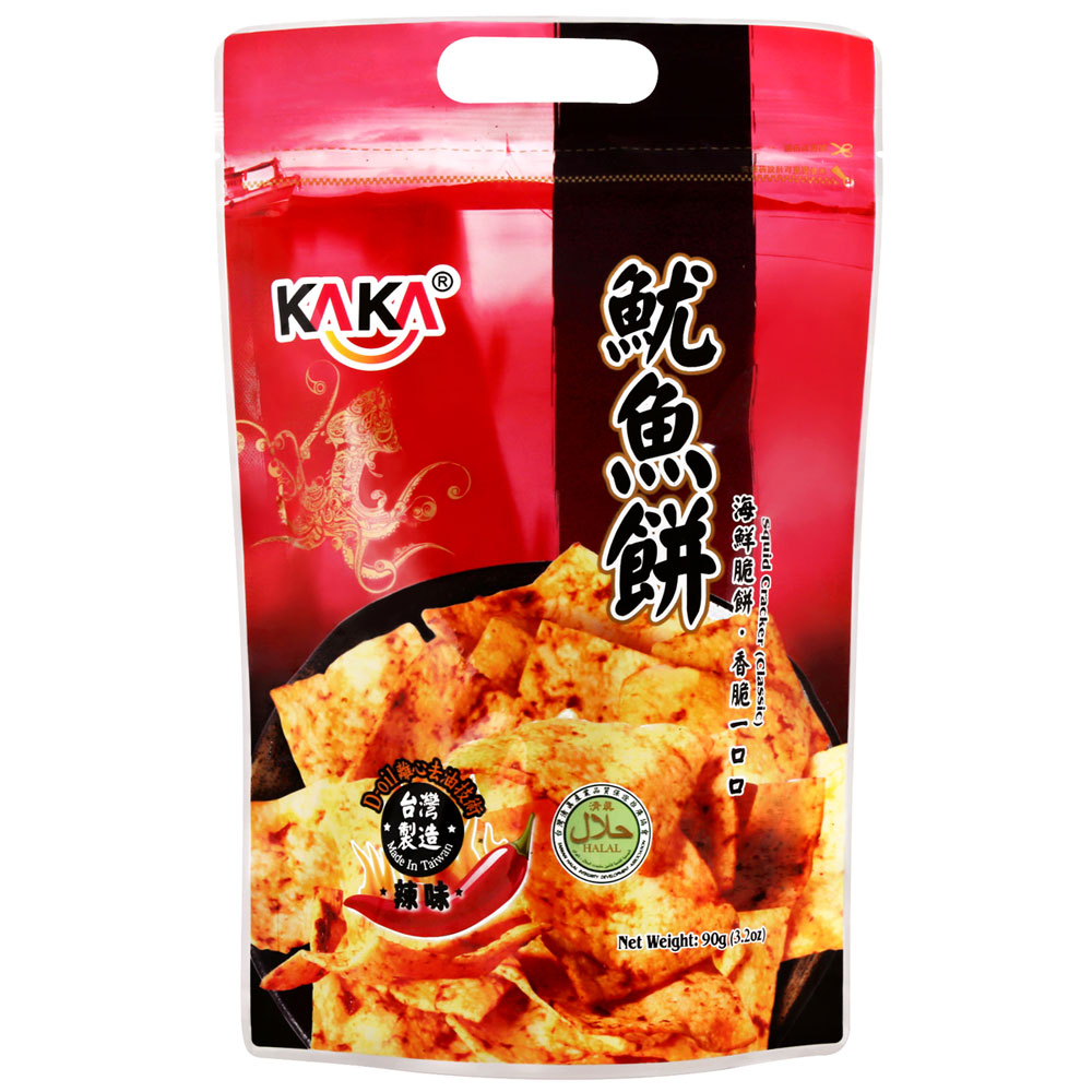 KAKA 頂極魷魚燒-辣味(90g)