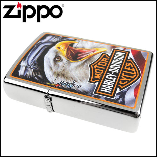 ZIPPO 美系~哈雷~Harley-Davidson Mazzi-老鷹圖案打火機