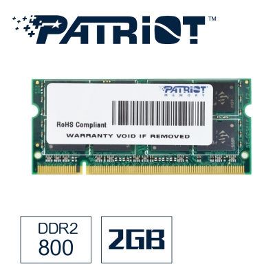 Patriot美商博帝 DDR2 800 2GB筆電用記憶體