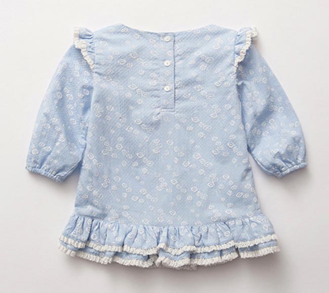 Baby unicorn 水藍長袖洋裝
