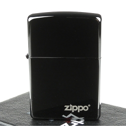 ZIPPO美系-Ebony-防刮塗料烏黑鏡面打火機