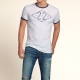 HOLLISTER Co. 男裝 NO.22滾邊設計短T恤(白) product thumbnail 1