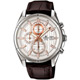 EDIFICE 延續經典賽車魅力計時腕錶(EFR-532L-7A)-白面x咖啡錶帶/43mm product thumbnail 1