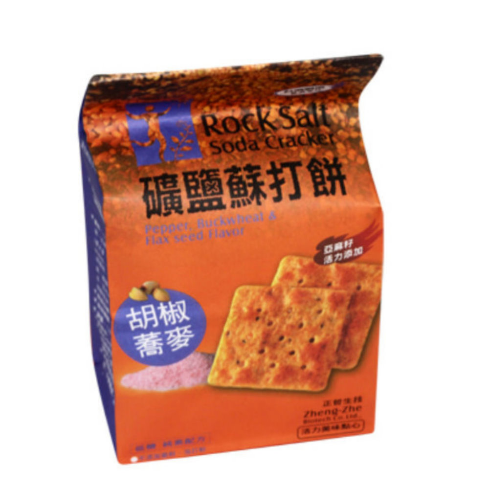 正哲 礦鹽蘇打餅-胡椒蕎麥風味(126g/包)