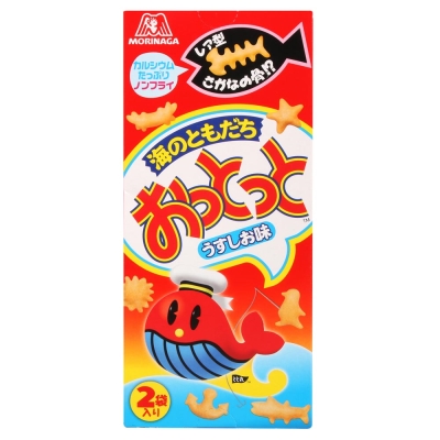 森永製果 盒裝魚型餅干-鹽味(52g)