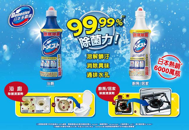 DOMESTOS 多霸道 多功能除菌清潔劑500ml